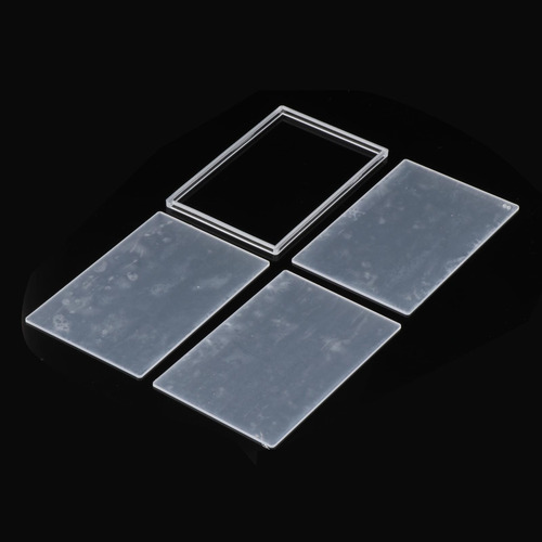6 X 4 Placas Acrílicas De Arena Movediza Para 14cmx9cm
