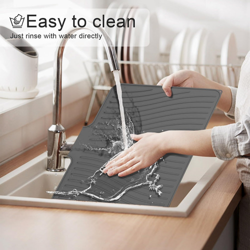 Jabonera Para Baño,tapete Silicona Para Secar Sobre Encimera
