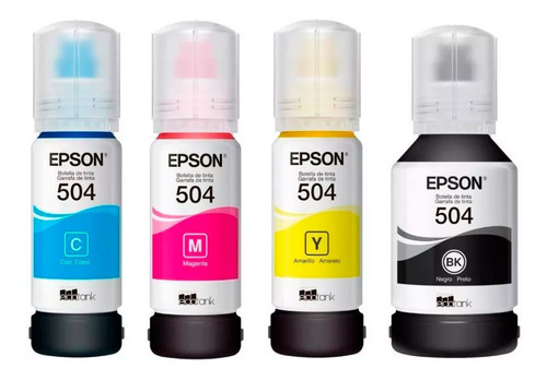 Tinta Epson Original 504 L4150 L4160 L6161 70ml Colores Sd99