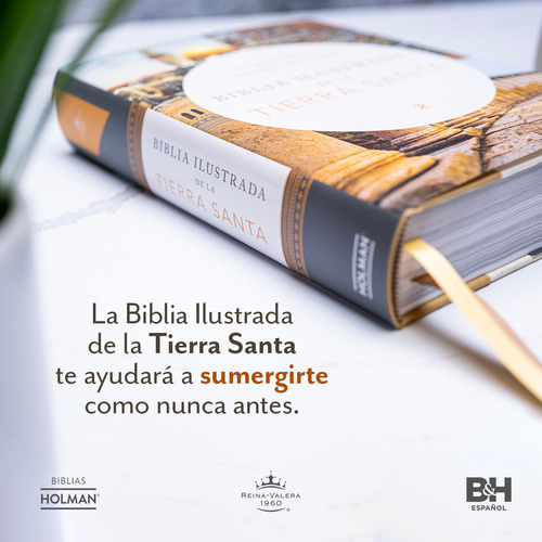 Rvr 1960 Biblia Ilustrada De La Tierra Santa, Tapa Dura