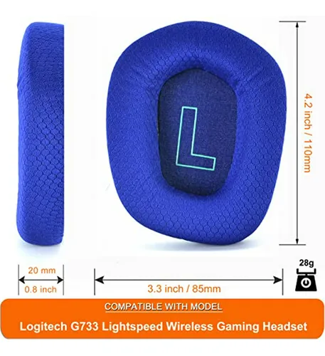 Almohadillas Defean Para Logitech G733 - Espuma Aislante