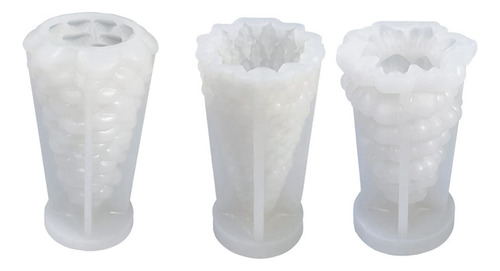 Molde Para Velas Con Forma De Árbol De Navidad, 3 Unidades,