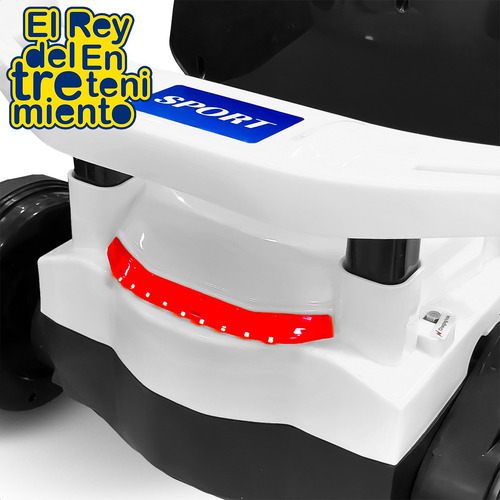 Imagen 8 de 8 de Auto A Batería Kart Expert Motors C/control Música - El Rey