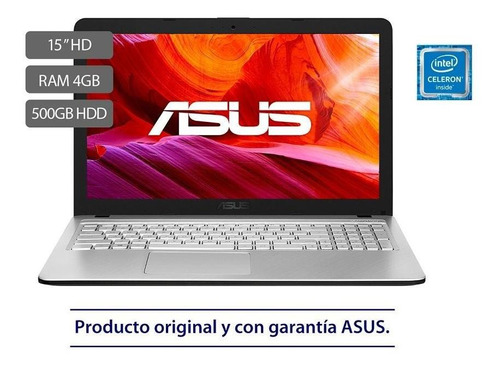 Computador Portátil Asus X543ma Intel Celeron® 15,6  4gb 500