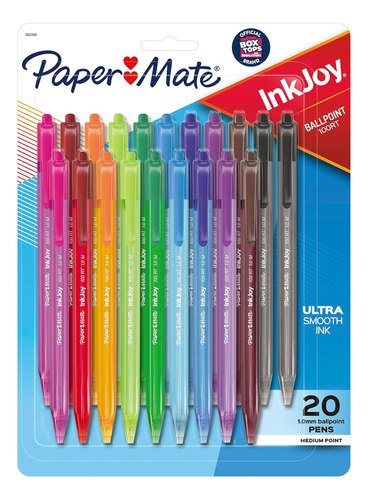 Lapiceras Ballpoint Paper Mate Set 20 U Multi