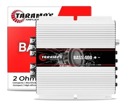 Amplificador Mono Taramps Bass400 1 Canal 400wrms Automotivo