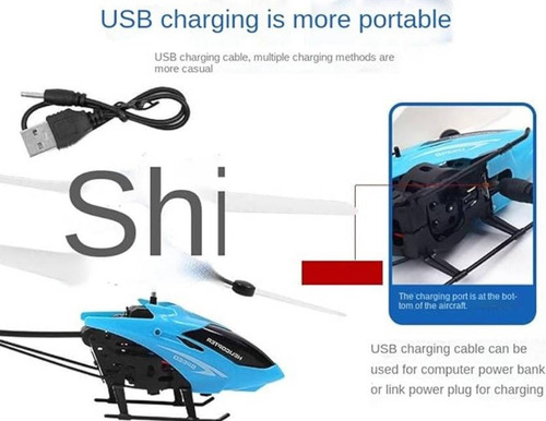 Xinsany Helicóptero Rc, Avión De Control Remoto Con Giroscop