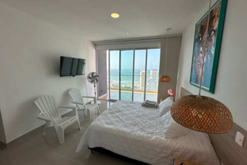 Arriendo Apartamento Amoblado | Bocagrande Vista Directa Al Mar