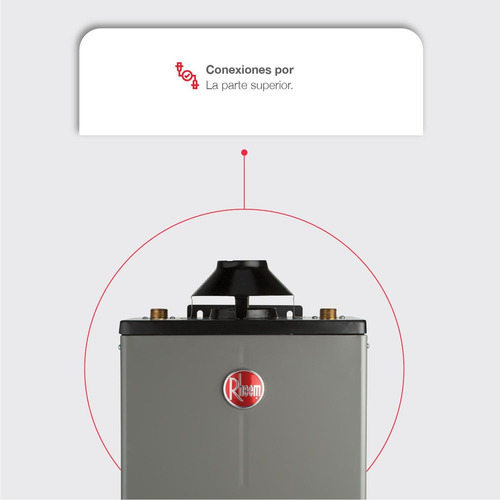 Calentador De Agua Rheem One 8 Litros/min A Gas Lp