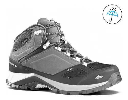 Botas Senderismo Hombre Mh500 Mid Impermeables Gris Quechua