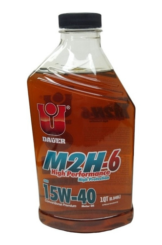 Aceite 15w40 Mineral Dauer Made In Usa High Performance Msh-