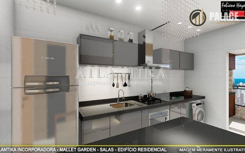 Apartamento Com 2 Dormitórios À Venda, 71 M² Por R$ 418.950,00 - Canto Do Forte - Praia Grande/sp - Ap1141