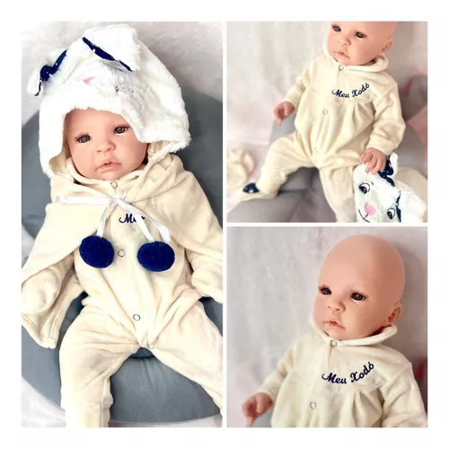 Bebê Reborn Realista Fio A Fio 100% Silicone Banho Manuzinha