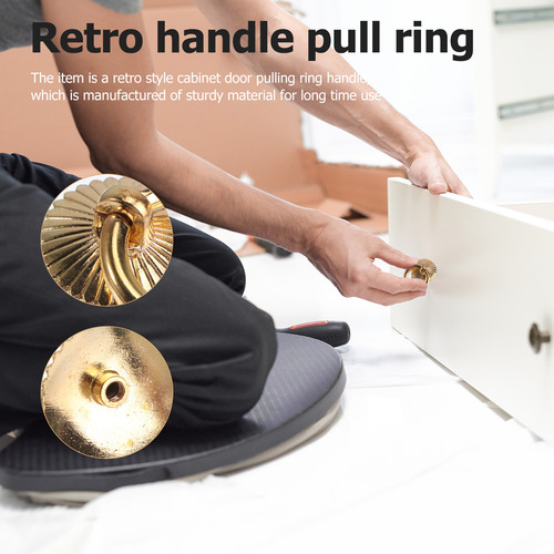 5 Piezas De Asas Decorativas De Armario, Anillos De Tracción