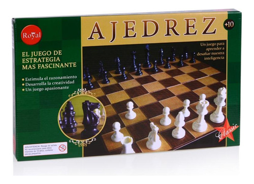 Juego De Mesa Royal Ajedrez Clásico Super Oferta