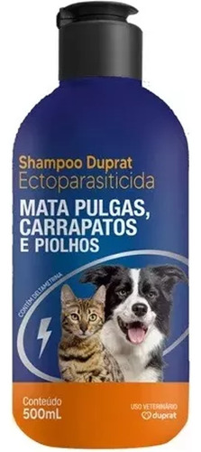 Shampoo Anti Pulga Cachorro Gato Fragancia Neutra Segura Cão