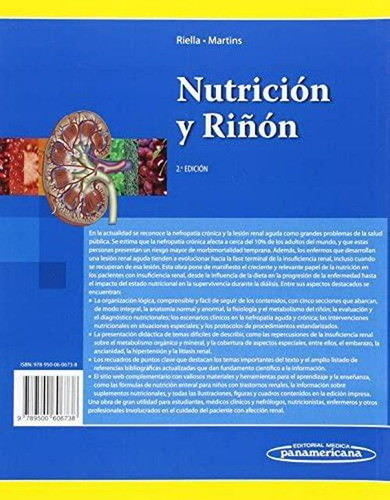 Nutrición Y Riñón 2da Edicion 