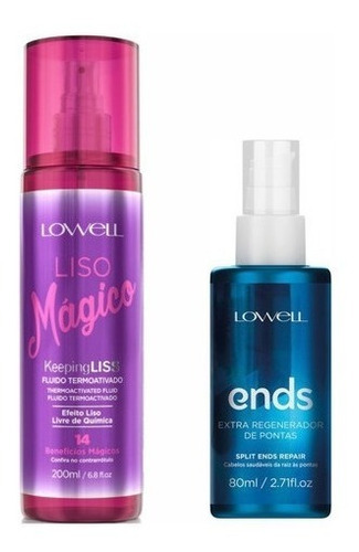 Kit Lowell - Spray Liso Mágico + Lowell Ends