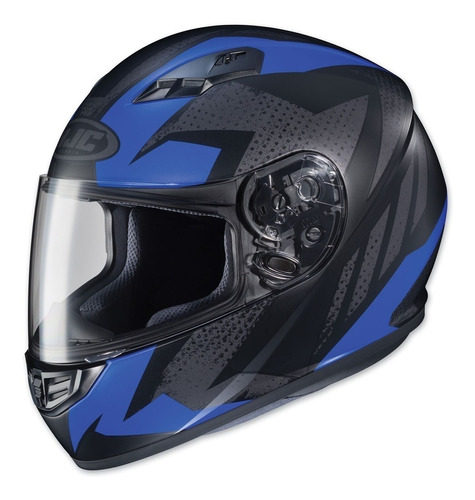 Casco Hjc Cl-y Boost Negro Azul  Integral Chicos Devotobikes