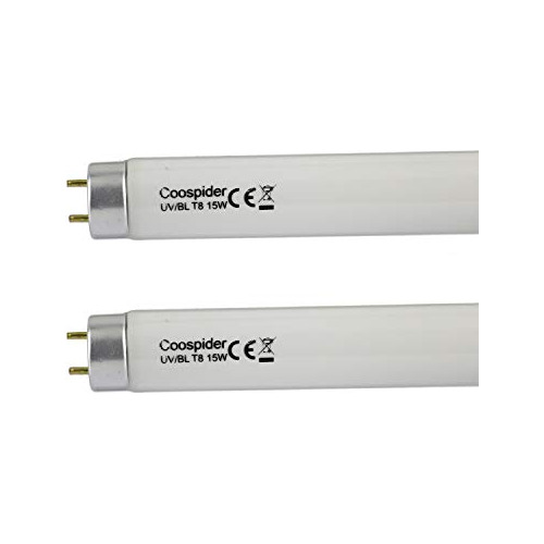 Bombilla Compacta Cfl U/v Bl De 15 W, Paquete De 2, Rep...