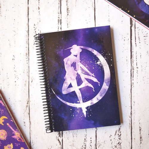 Cuaderno Rayado A5 Tapa Dura Baculo Sailor Moon Gastovic