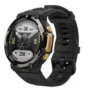 Smartwatch Amazfit T-Rex 2 Negro y Dorado - 1.39" - 24 Días de Batería - Sensores de Salud - + 150 Modos Deportivos - Resistente al Agua y Caídas - GPS
