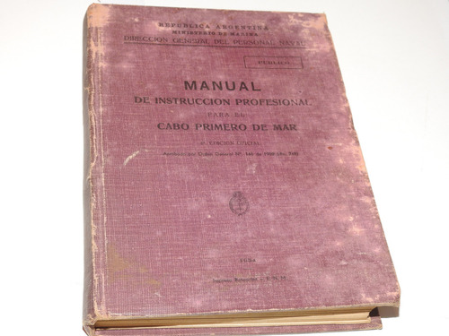 Manual Instrucción Profesional Cabo Primero De Mar L641