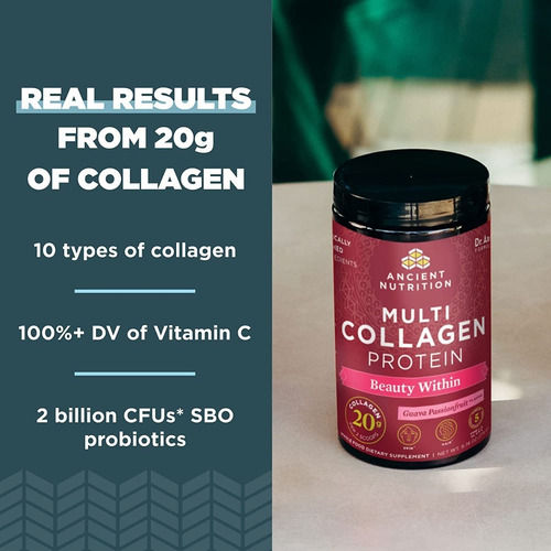 Dr. Axe Ancient Nutrition Multi Collagen Protein Elige Sabor