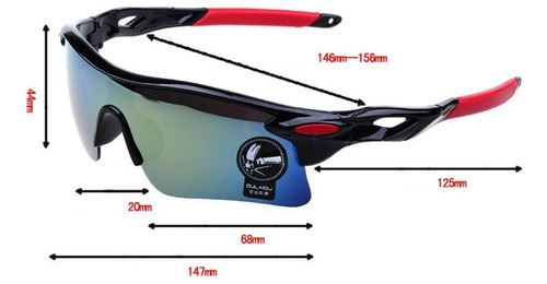 Imagen 5 de 5 de Visin Nocturna Coloridas Gafas Uv400 De Proteccin