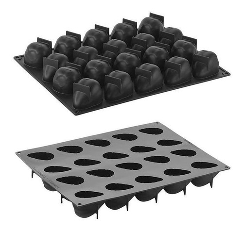 Molde De Silicon Pavoflex 3d Fresa Pavoni Px4333s