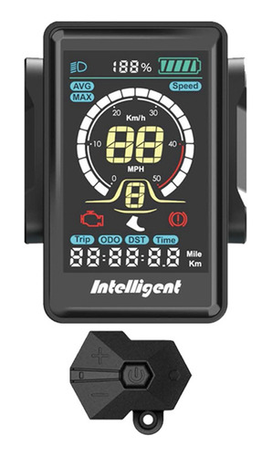 Indicador De Pantalla Lcd De Bicicleta Eléctrica 24v-60v 810