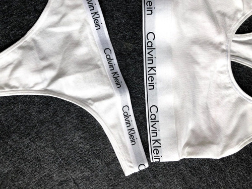Conjunto Calvin Klein Ropa Interior Originales Blanco M