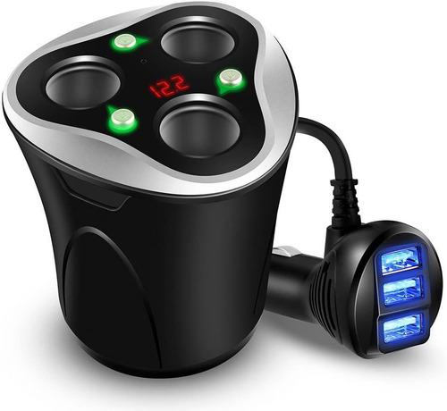 Adaptador De Encendedor De Coche Sk-15 Con Usb Skyocean