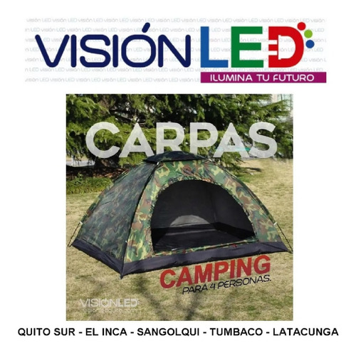 Carpa Camping Para 4 Personas - Deportes - Playa