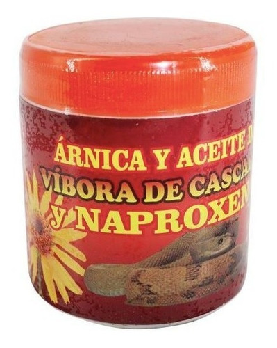 Ungüento De Árnica C Aceite De Vibora Cascabel Y Naproxeno 