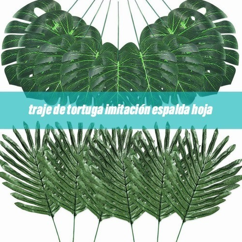 Imagen 6 de 9 de 90 Piezas 6 Tipos De Hojas De Palma Artificial Monstera