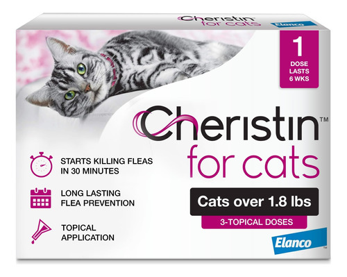 Cheristin Prevención Tópica De Pulgas Para Gatos: Comienz.