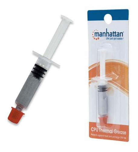 Imagen 1 de 6 de Pasta Termica Manhattan Jeringa 1.5g Vent Cpu 701662 /v / /v