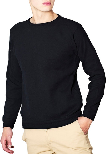 Imagen 2 de 3 de Buzo O Saco Polo Hombre ( Cuello Redondo ) Producto Nacional