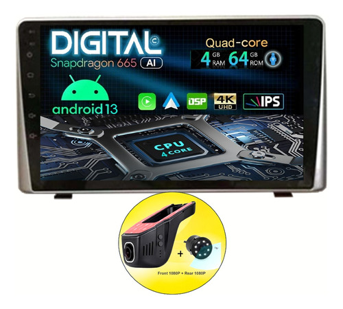 Radio Pantalla Android Chevrolet Captiva 2019-2024