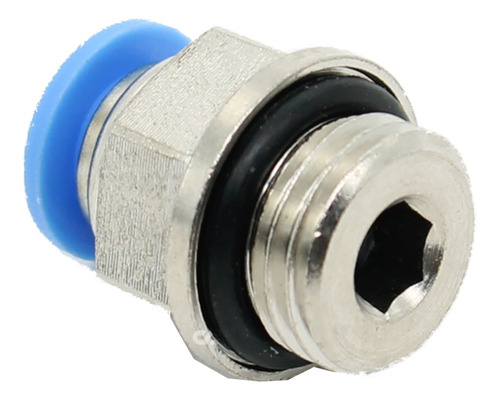 Conector Rapido Racor Qs-1/4-6 Recto Rosca 1/4  Manguera 6mm