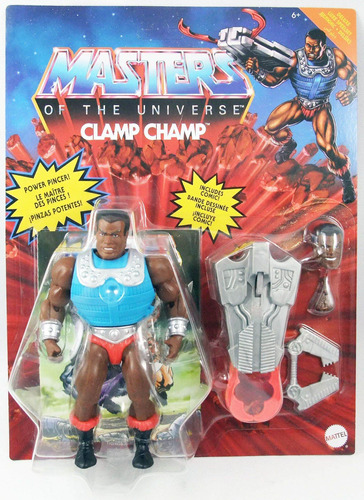 Clamp Champ Master Of The Universe Deluxe He-man Original