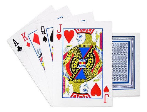 Baraja De Cartas Jumbo Oversize Para Diversión Familiar
