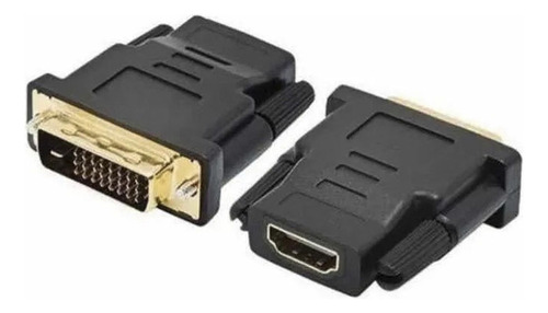 Conector Adaptador Dvi-d Macho X Hdmi Fêmea 24+1