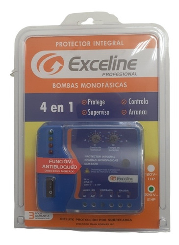 Protector De Voltaje Integral Bombas De Agua 220v Exceline 