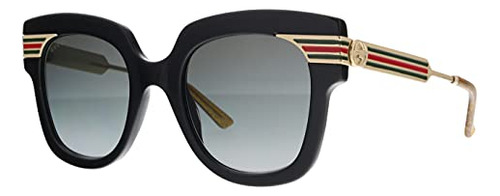 Gucci Gg0281s 001 Negro/endura Gold Gg0281s Cuadrados Qglwr