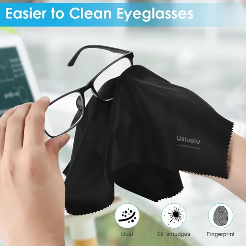 Paños De Limpieza Grandes Para Lentes 12x12 Pulgadas