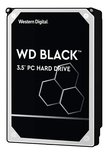 Disco duro interno Western Digital WD Black WD6003FZBX 6TB negro