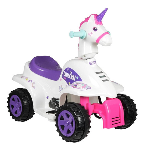 Moto Electrica Prinsel Mini Quad Unicornio Luz Sonido