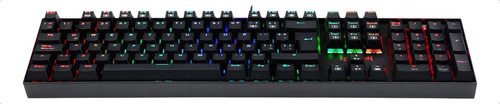 Teclado Redragon Mitra Qwerty Español Latinoamérica Rgb